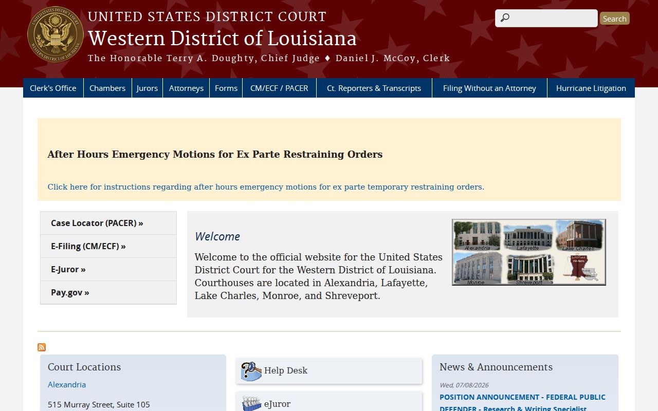 East Carroll Parish criminal history detention and justice resource